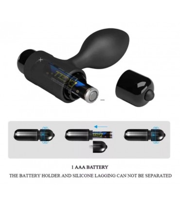 PRETTY LOVE VIBRA BUTT PLUG