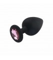 SILICONE PLUG M PINK
