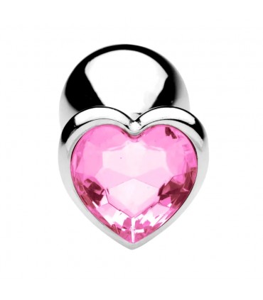 HEART METAL M PINK