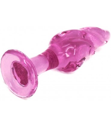 GLASS PLUG PINK II