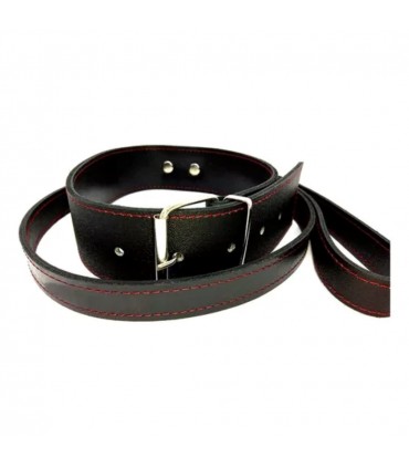 COLLAR CON CORREA DE CUERO