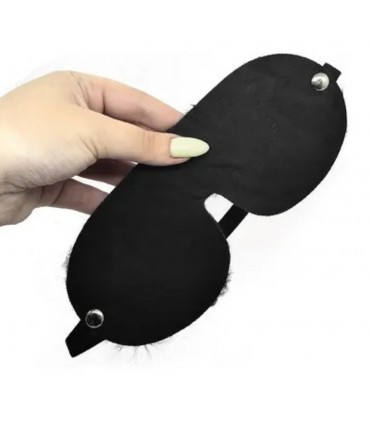 ANTIFAZ CIEGO CON PELUCHE NEGRO