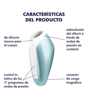 SATISFYER LOVE BREEZE ICE BLUE