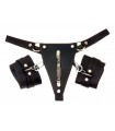 CONJUNTO CUERO CON ESPOSAS