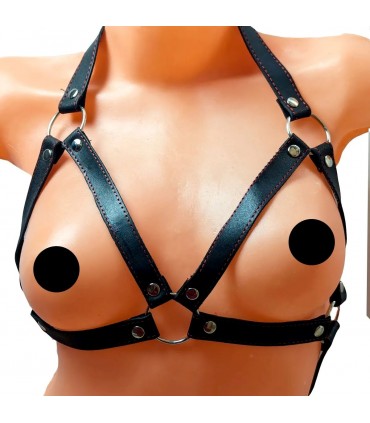 CONJUNTO CUERO CON ESPOSAS