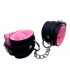 ESPOSAS CUERO NEGRO Y ROSA
