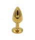 PLUG METAL DORADO M PINK