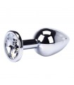 PLUG METAL L SILVER