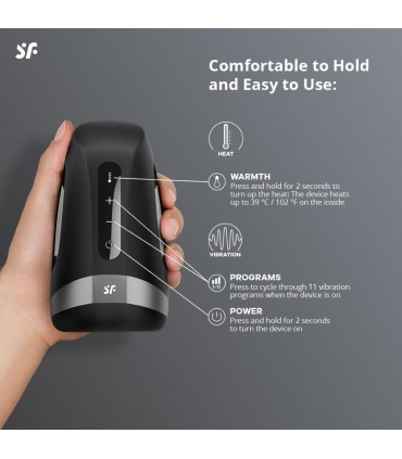 SATISFYER MEN HEAT VIBRATION