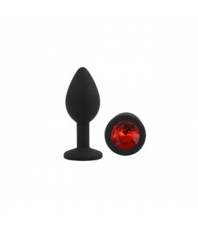 SILICONE PLUG S RED