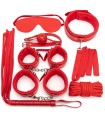 KIT BONDAGE 7 PIEZAS ROJO
