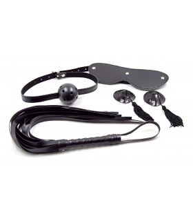 KIT BONDAGE 4 PIEZAS ST NEGRO