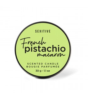 MASSAGE CANDLE FRENCH PISTACHIO MACARON