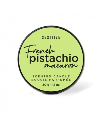 MASSAGE CANDLE FRENCH PISTACHIO MACARON