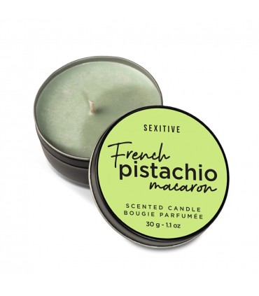 MASSAGE CANDLE FRENCH PISTACHIO MACARON