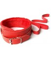 COLLAR CON CORREA ROJO