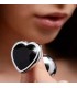 HEART METAL L BLACK