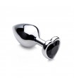 HEART METAL M BLACK