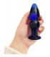 GLASS PLUG BLUE