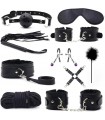 KIT BONDAGE 10 PIEZAS BLACK