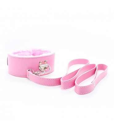 COLLAR CON CORREA ROSA