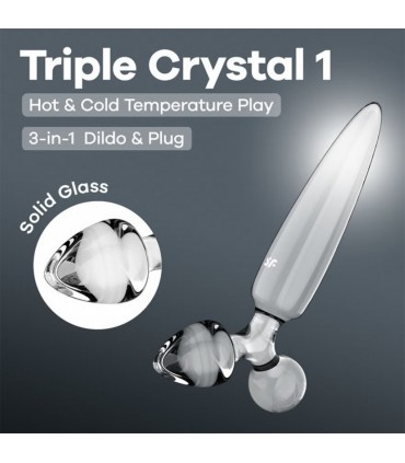 SATISFYER TRIPLE CRYSTAL