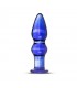 GLASS PLUG BLUE