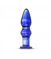 GLASS PLUG BLUE