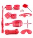 KIT BONDAGE 10 PIEZAS ROJO