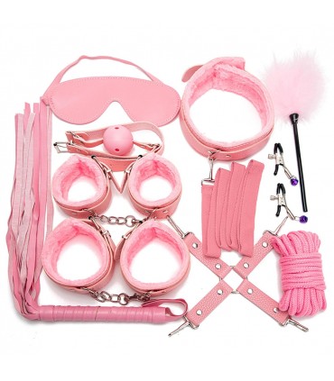 BONDAGE 10 PIEZAS ROSA