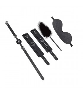 KIT BONDAGE 4 PIEZAS BLACK