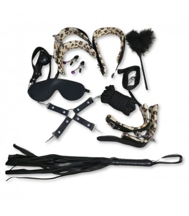KIT BONDAGE 10 PIEZAS ANIMAL