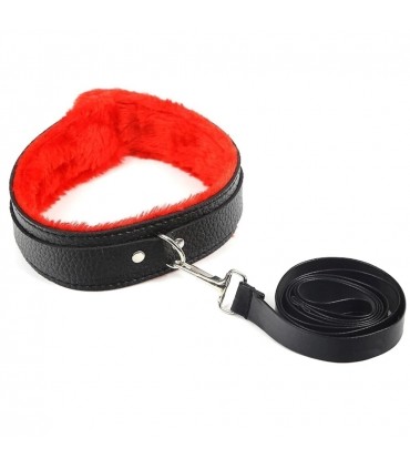KIT BONDAGE 10 PIEZAS NEGRO Y ROJO