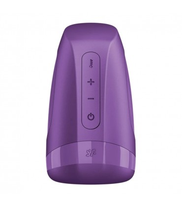 SATISFYER MEN HEAT VIBRATION PURPLE
