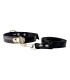 COLLAR CON CORREA DE CHAROL BLACK