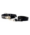 COLLAR CON CORREA DE CHAROL BLACK