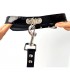 COLLAR CON CORREA DE CHAROL BLACK