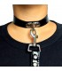 COLLAR CON CORREA DE CHAROL BLACK