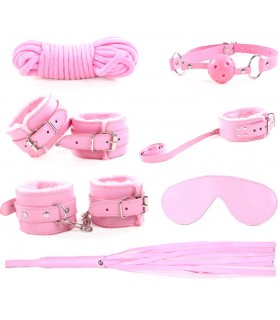 KIT BONDAGE 7 PIEZAS PINK