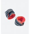 ESPOSAS CUERO NEGRO Y ROJO
